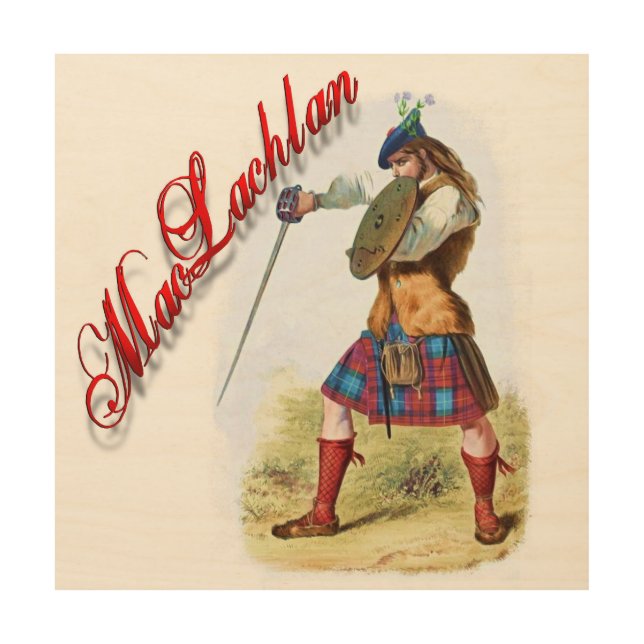 Clan MacLachlan Scottish Dream Wood Canvas (Front)