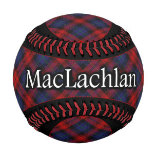 Clan MacLachlan Scottish Tartan Baseball