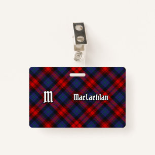 Clan MacLachlan Tartan Badge