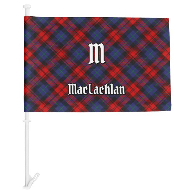 Clan MacLachlan Tartan Car Flag (Front)