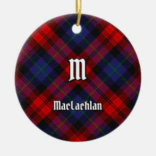 Clan MacLachlan Tartan Ceramic Ornament