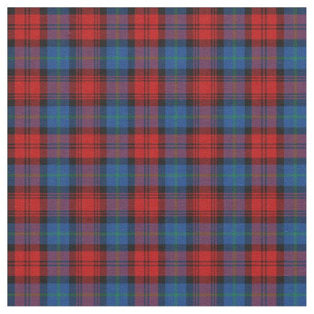 Clan MacLachlan Tartan Fabric (Close Up)