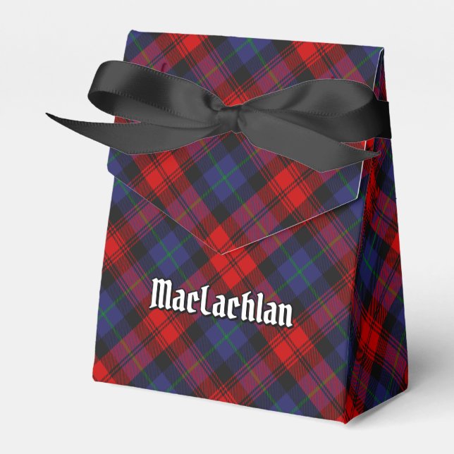 Clan MacLachlan Tartan Favor Boxes (Front Side)