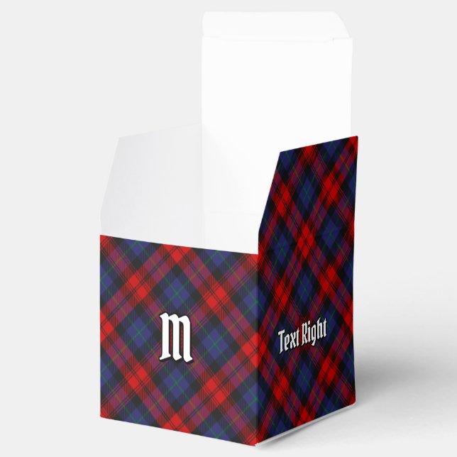 Clan MacLachlan Tartan Favor Boxes (Opened)