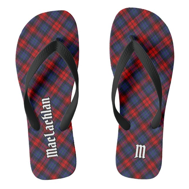 Clan MacLachlan Tartan Flip Flops (Footbed)