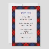 Clan MacLachlan Tartan Invitation