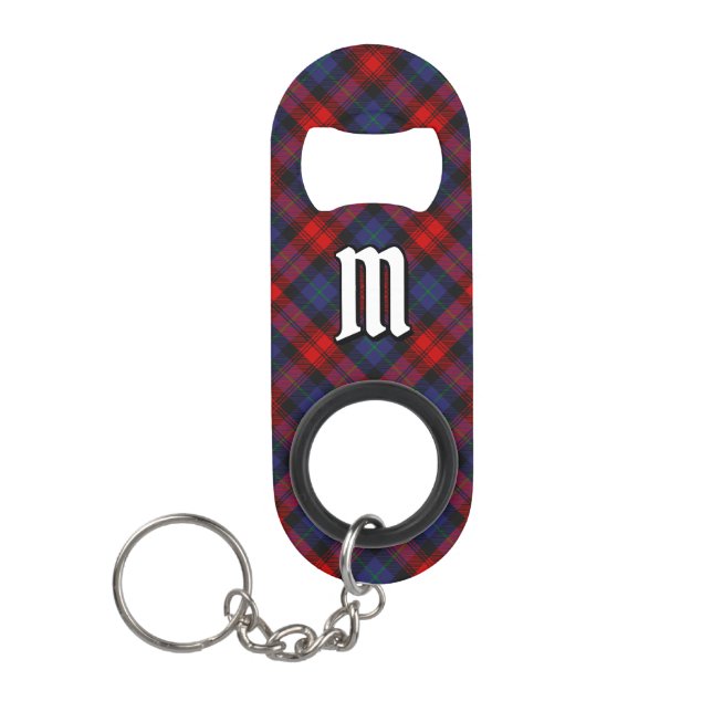 Clan MacLachlan Tartan Keychain Bottle Opener (Front)
