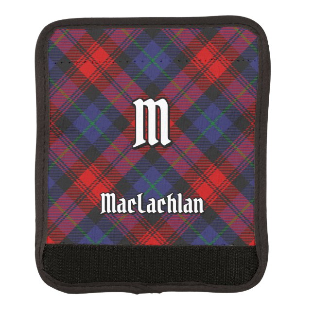 Clan MacLachlan Tartan Luggage Handle Wrap (Front)