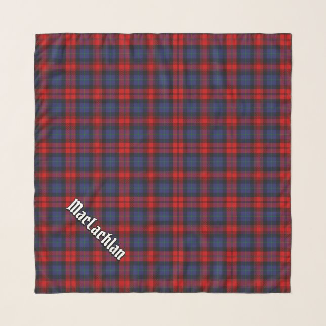 Clan MacLachlan Tartan Scarf (Front (Horizontal))