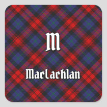 Clan MacLachlan Tartan Square Sticker