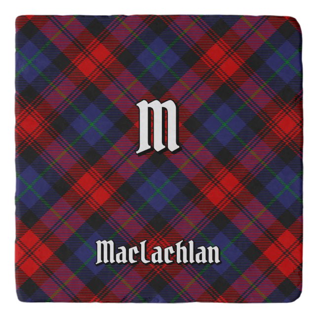 Clan MacLachlan Tartan Trivet (Front)