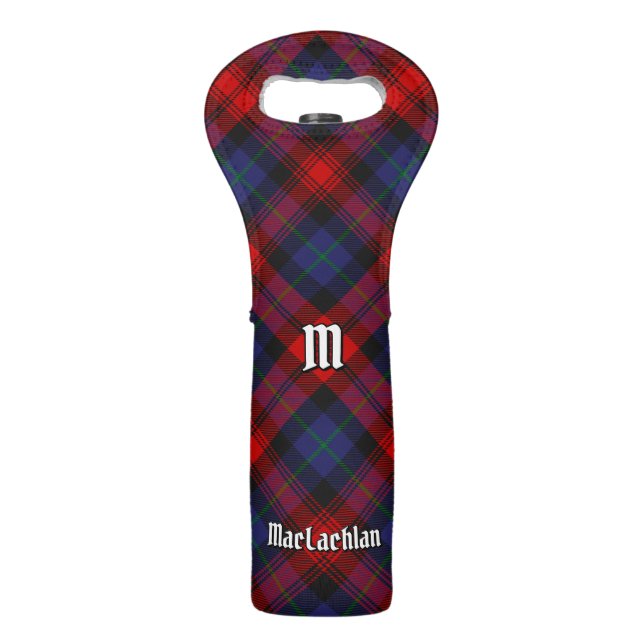 Clan MacLachlan Tartan Wine Bag (Front)