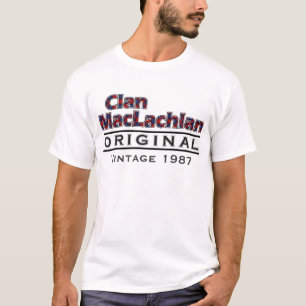 Clan MacLachlan Vintage Customize Your Birthyear T-Shirt