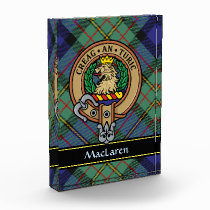 Clan MacLaren Crest Acrylic Award