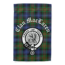 Clan MacLaren Crest Badge & Tartan 
