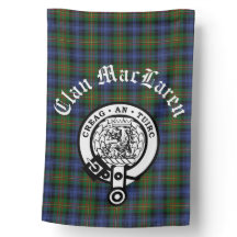Clan MacLaren Crest Badge & Tartan 