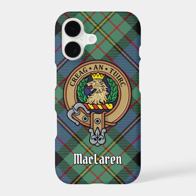 Clan MacLaren Crest Case-Mate iPhone Case (Back)