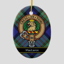 Clan MacLaren Crest Ceramic Ornament