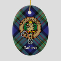 Clan MacLaren Crest Ceramic Ornament