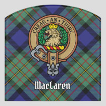 Clan MacLaren Crest Door Sign