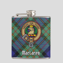 Clan MacLaren Crest Flask