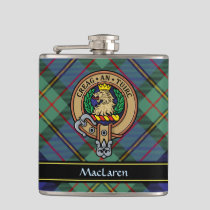 Clan MacLaren Crest Flask