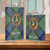 Clan MacLaren Crest Flask