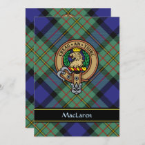 Clan MacLaren Crest Invitation