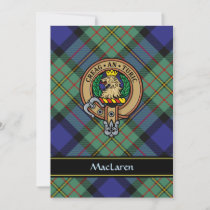 Clan MacLaren Crest Invitation