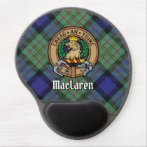 Clan MacLaren Crest over Tartan Gel Mouse Pad