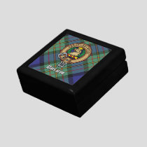 Clan MacLaren Crest over Tartan Gift Box
