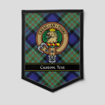 Clan MacLaren Crest over Tartan Pennant