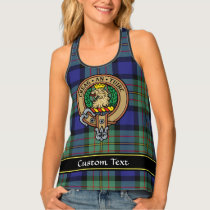 Clan MacLaren Crest over Tartan Tank Top