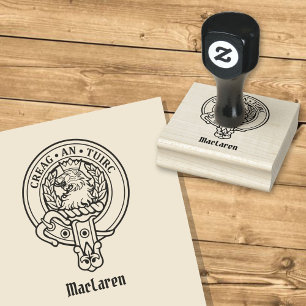 Clan MacLaren Crest Rubber Stamp