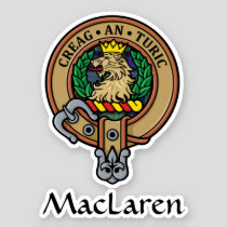Clan MacLaren Crest Sticker