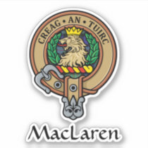 Clan MacLaren Crest Sticker