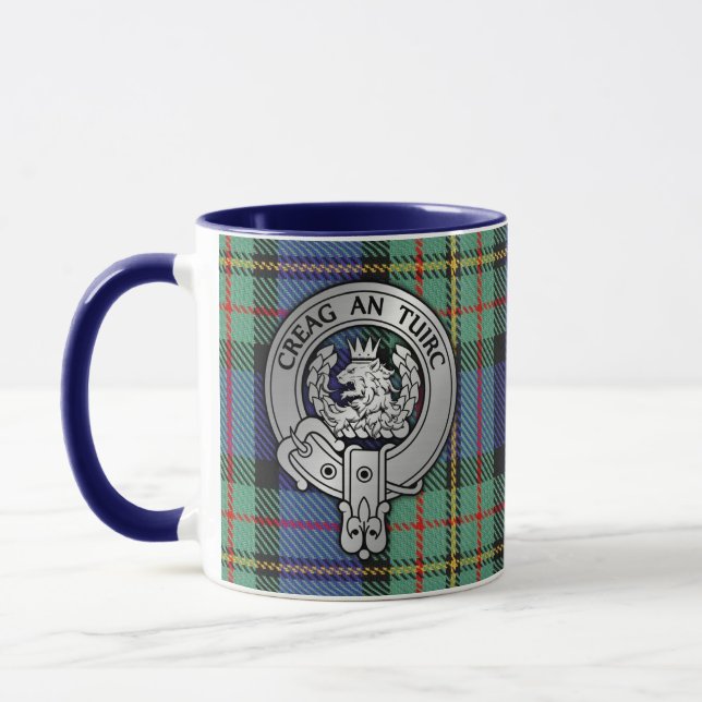 Clan MacLaren Crest & Tartan Mug (Left)