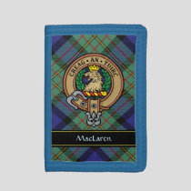 Clan MacLaren Crest Trifold Wallet