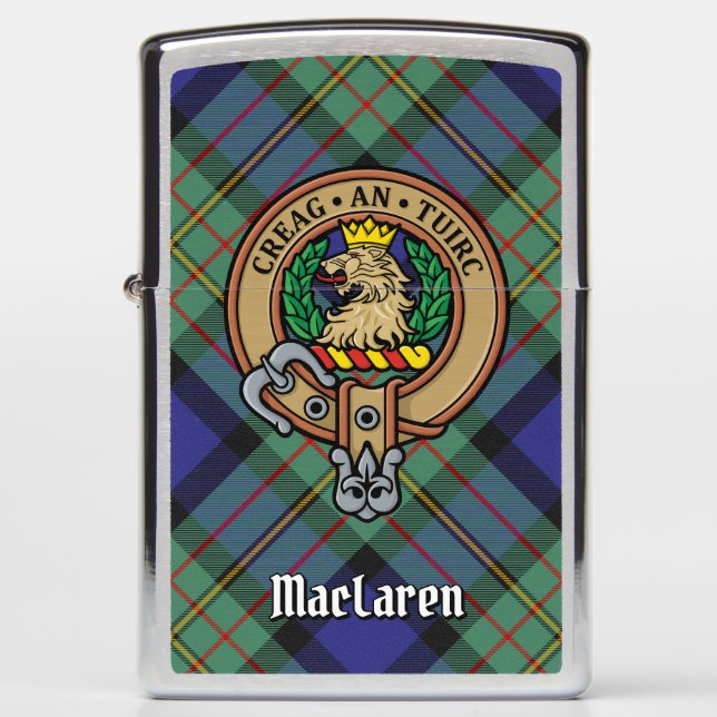 Clan MacLaren Crest Zippo Lighter (Front)
