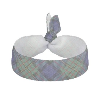 Clan Maclaren Scottish Accents Green Blue Tartan Elastic Hair Tie by OldScottishMountain at Zazzle
