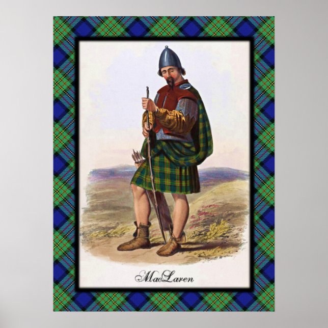 Clan MacLaren Scottish Dreams Poster (Front)