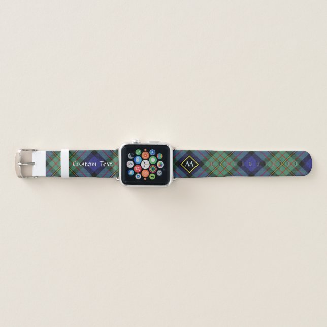 Clan MacLaren Tartan Apple Watch Band (Front)