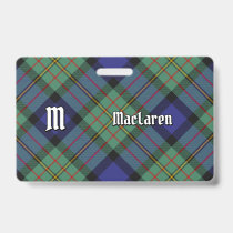 Clan MacLaren Tartan Badge