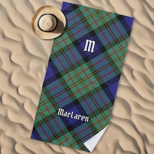 Clan MacLaren Tartan Beach Towel (Creator Uploaded)