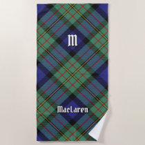 Clan MacLaren Tartan Beach Towel