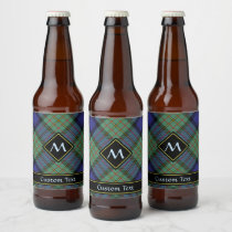 Clan MacLaren Tartan Beer Bottle Label