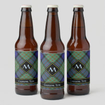 Clan MacLaren Tartan Beer Bottle Label