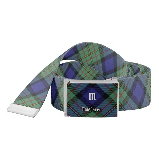 Clan MacLaren Tartan Belt (Snake)