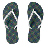 Clan Maclaren Tartan Blue And Green Scottish Plaid Flip Flops at Zazzle