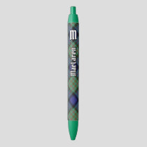 Clan MacLaren Tartan Blue Ink Pen